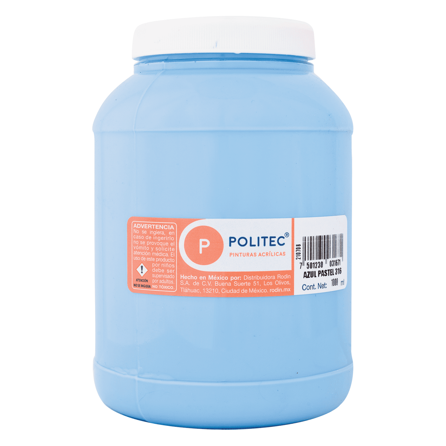 PINTURA ACRILICA POLITEC 500ML VARIOS COLORES