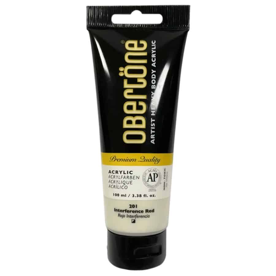 PINT ACR OBERTONE #201 100ML ROJ INT