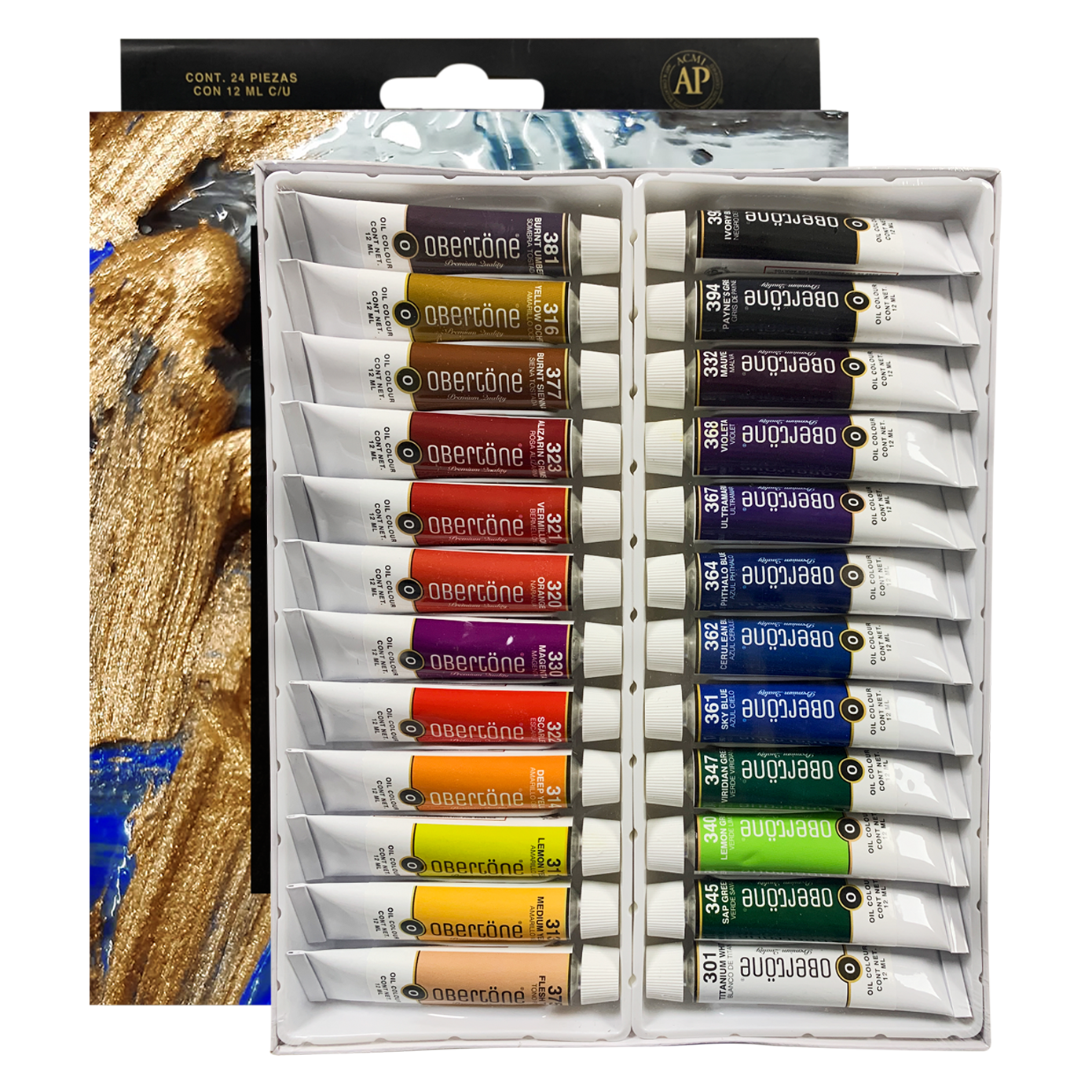 OLEO OBERTONE PREMIUM 12ML ESTUCHE 24 TUBOS