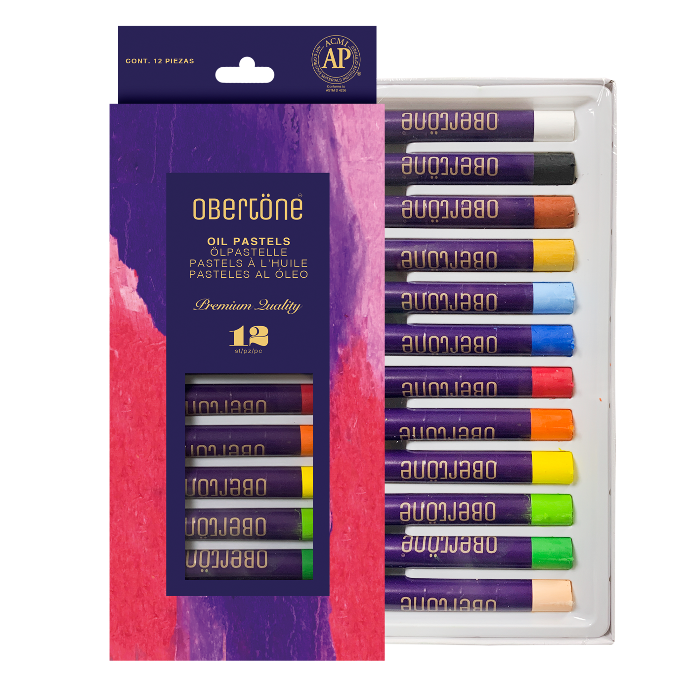 PASTEL OBERTONE COL OLEO E 12 BAR