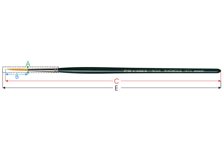 PINC DA VINCI S1270 #5/0 MC LINER SINT