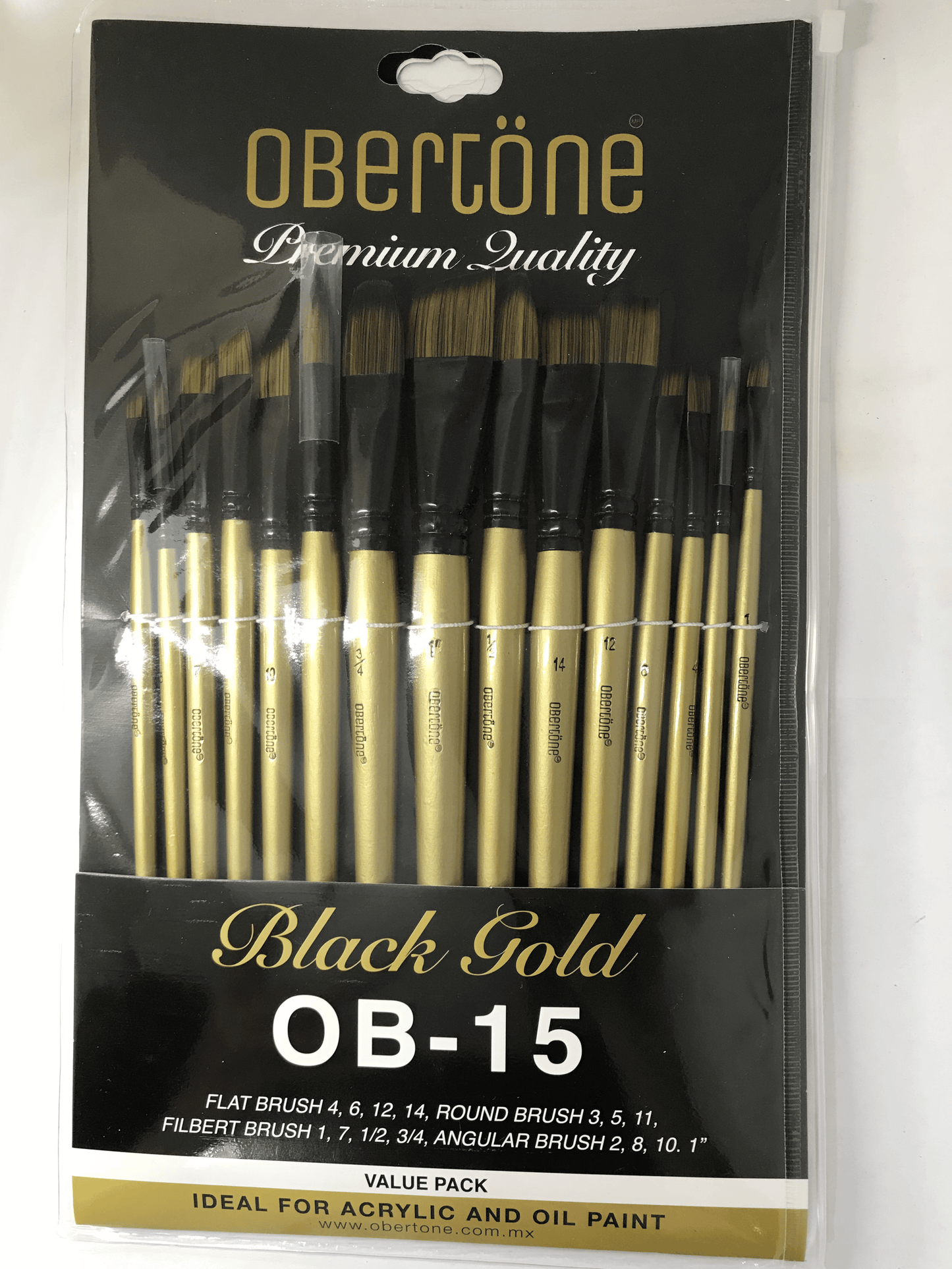 PINC OBERTONE OB-15 MC BLACK GOLD SET 15