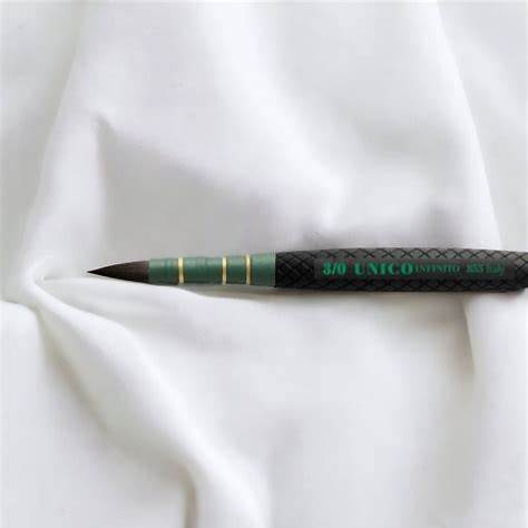 PINCEL BORCIANI UNICO S855 #2/0 MANGO CORTO REDONDO SINTETICO