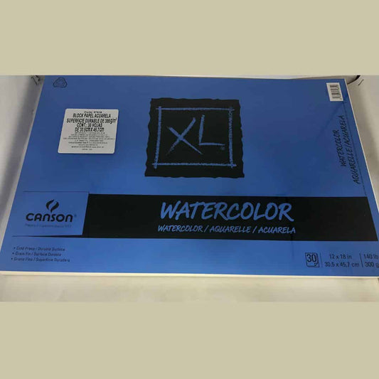 BLK CANSON XL WATER C. 30.5x45.7CM 300G