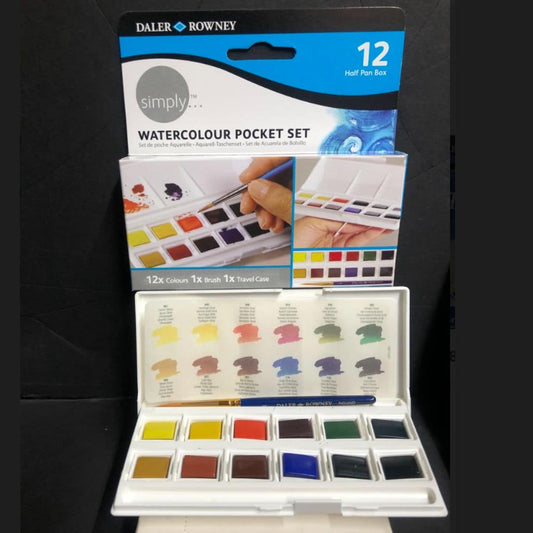 ACUARELA D&R POCKET SET 12 PAST