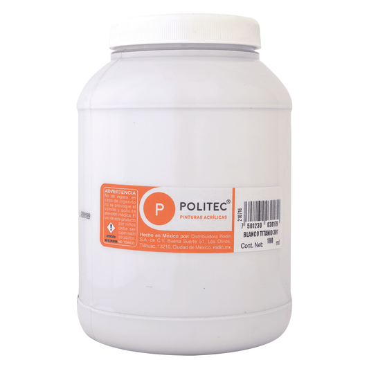 PINT ACR POLI #301 1000ML BCO TIT FCO