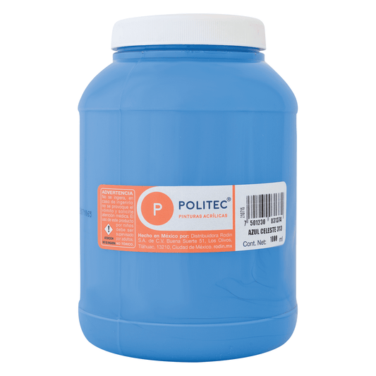 PINTURA ACRILICA POLITEC 1000ML VARIOS COLORES