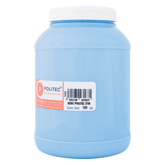 PINT ACR POLI #316 1000ML AZU PAS FCO