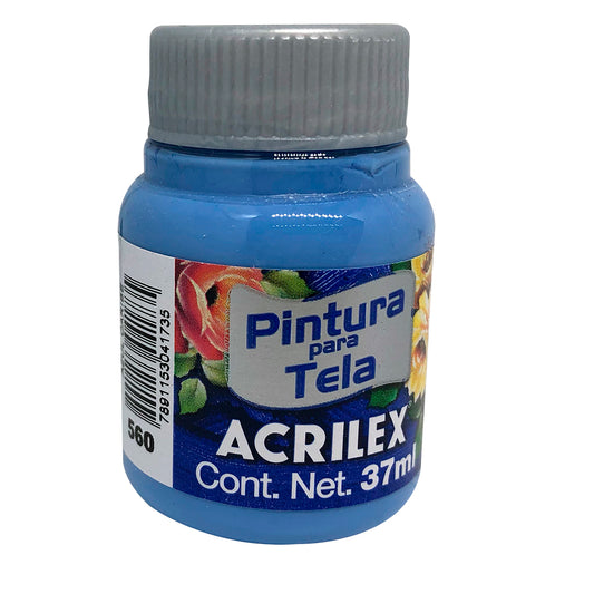 PINT MATE ACRILEX #560 37ML AZU CAR FCO