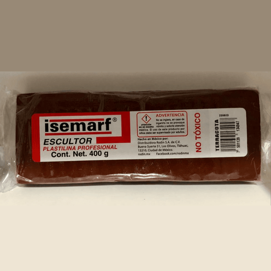 PLASTILINA ISEMARF TER P/ ESCULTOR 400GR