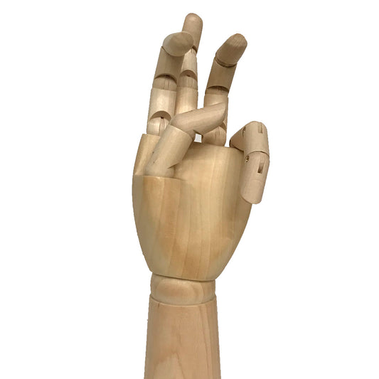 MANIQUI RODIN 30.5CM MANO HOMBRE MAD