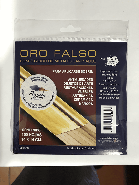 ORO RODIN 14x14CM FALSO CHI BLS 100H
