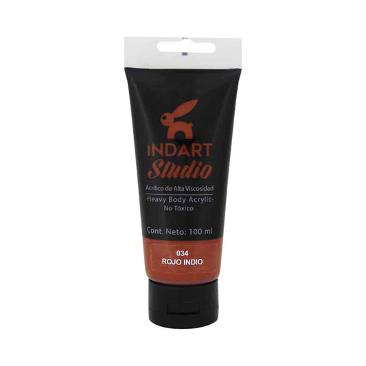 PINT ACR INDART STUDIO #34 100ML ROJ IND