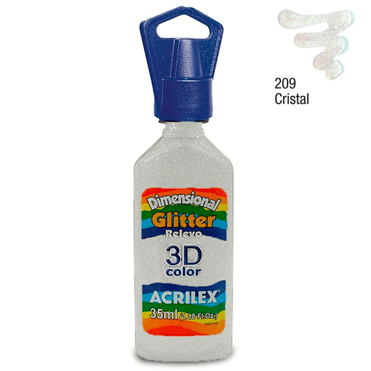 PINT DIM ACRILEX #209 35ML CRI GLITT TUB