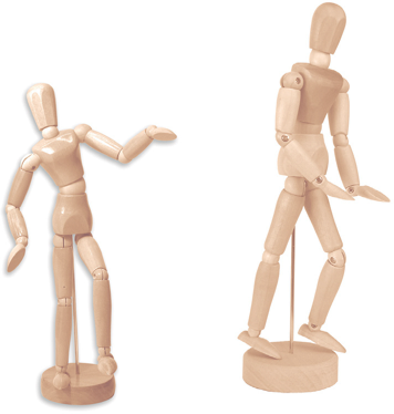 MANIQUI RODIN 31CM MUJER MAD