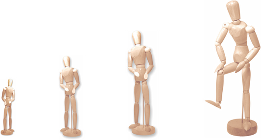 MANIQUI RODIN 31CM HOMBRE MAD